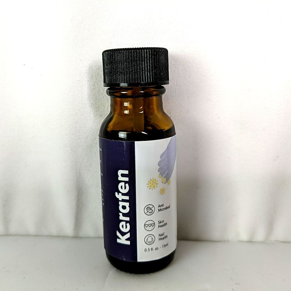 Kerafen Natural Toenail Nail Fungus Oil Treatment .5 Fl Oz Antifungal Supplement
